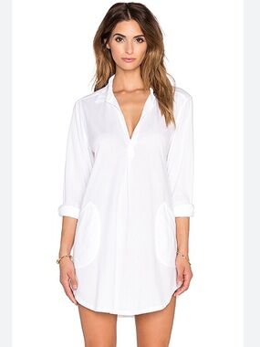 Cp Shades Teton  Knit Tunic Dress in White